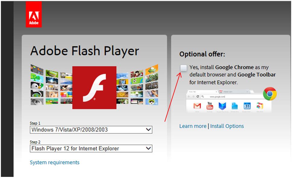 adobe flash player activex download for windows 7